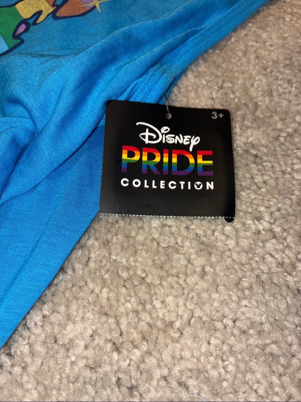 Disney Stitch 'LOVE' Tank & Rainbow Heart Shorts Pajama Set.Pride Collection. 3X - Picture 4 of 7